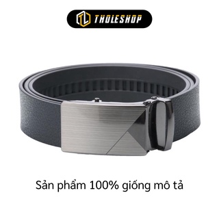 Dây nịt nam mặt vuông - thắt lưng nam giả da