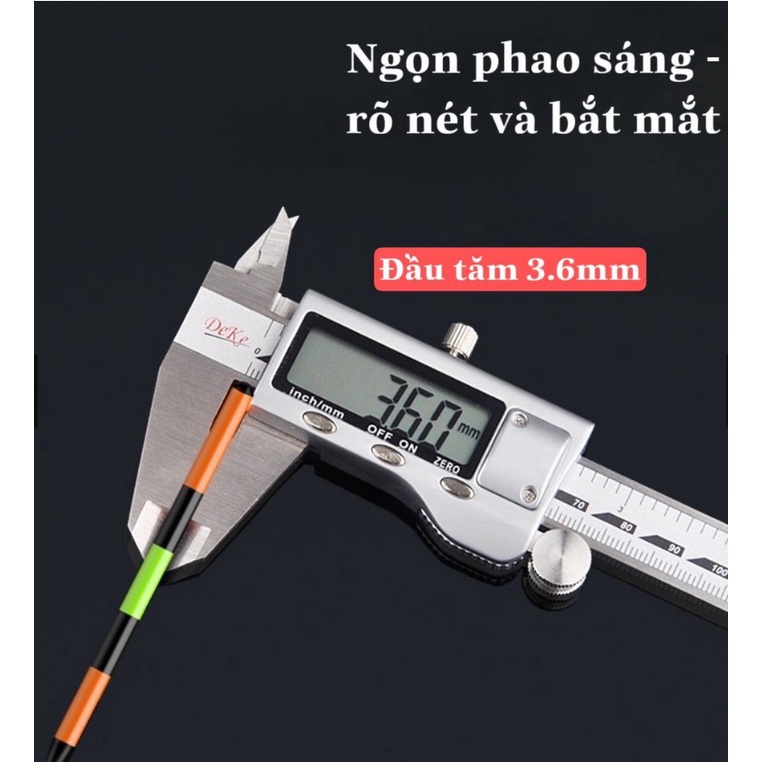 Hàng Mới Về : Phao câu đài Săn hàng ngày đêm Cao Cấp tăm to chống mỏi mắt ăn chì 4gam- 7gam