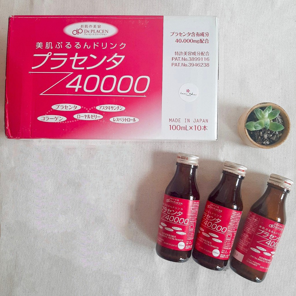 1 lọ 100ml nước uống nhau thai Plan Do See Placenta 40000 Dr.Placen