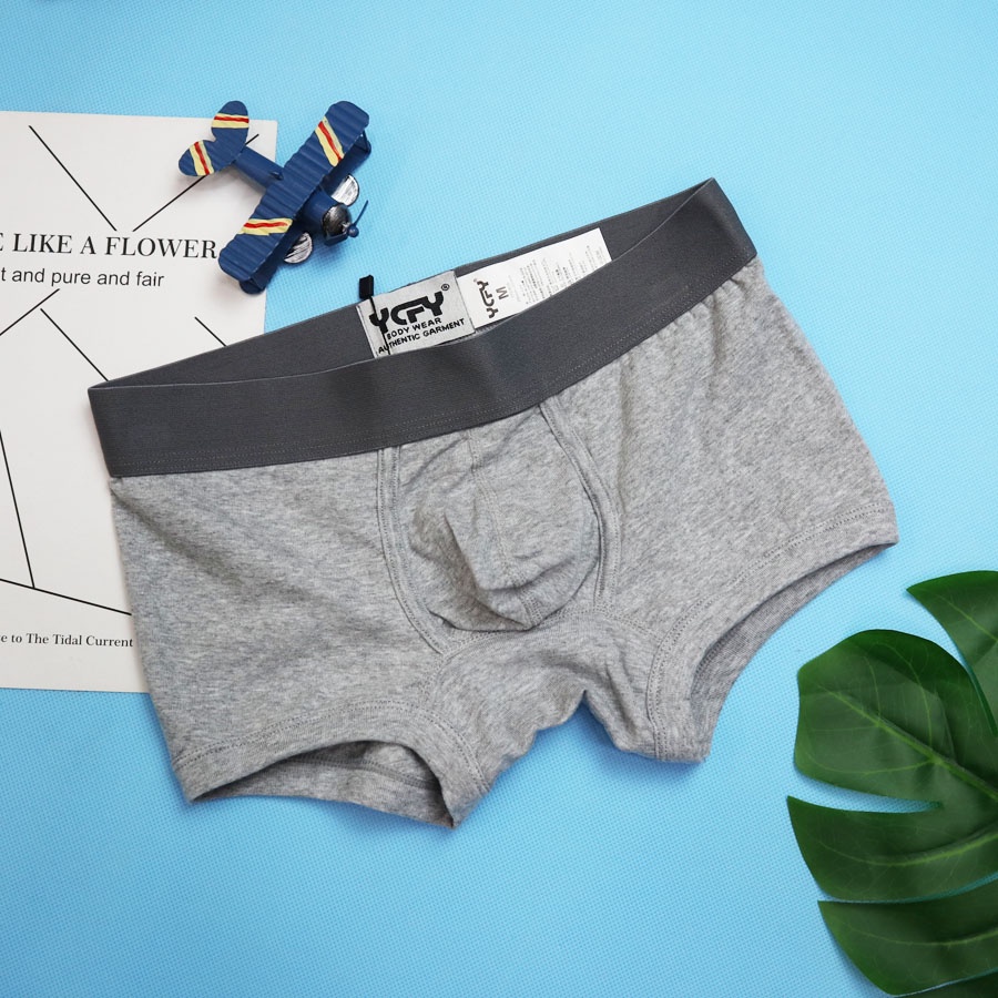 QUẦN LÓT NAM - BOXER BASIC - Dạng Đùi Trơn Cotton Xịn