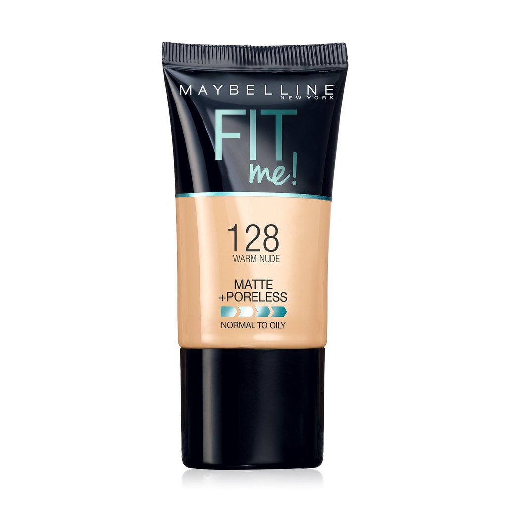 Kem Nền Mịn Nhẹ Kiềm Dầu Fit Me dạng tuýp Maybelline New York Matte and Poreless Foundation Tube 18ml - Mỹ Chính Hãng