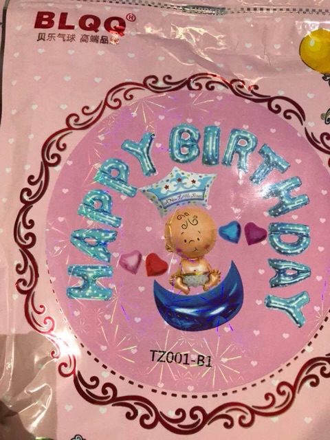 Bộ bóng chữ HAPPY BIRTHDAY mừng sinh nhật