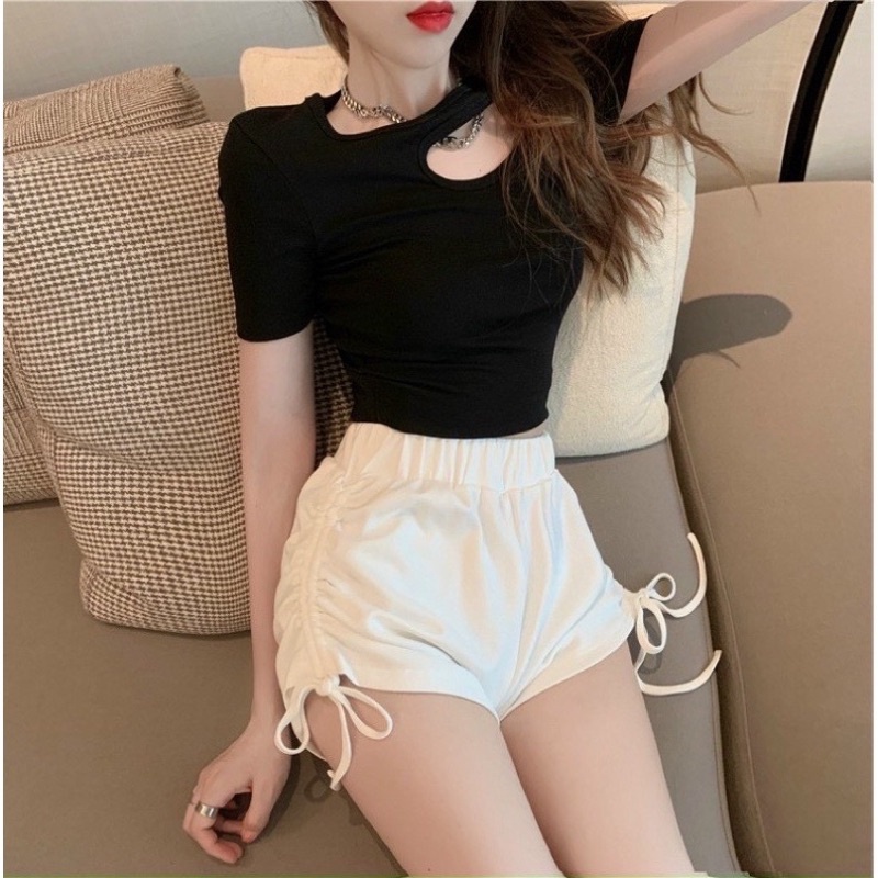 Quần Short Ngắn Rút Dây Hông Sexy Siêu Tôn Dáng 014 FIORI STORE