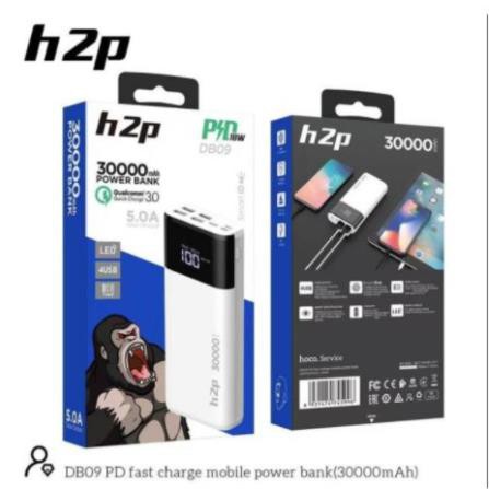 Sạc dự phòng CHÍNH HÃNG Pin sạc dự phòng 30000 mah Hoco DB09 sạc nhanh 18W, vật liệu chống cháy ABS + PC, siêu bền