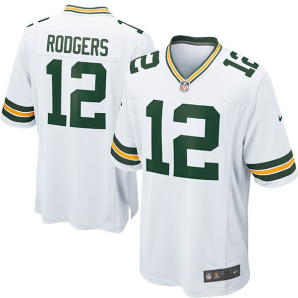 Áo Thun Bóng Đá Dáng Rộng Màu Xanh Lá Số 12 Aaron Rodgers Phong Cách Unisex