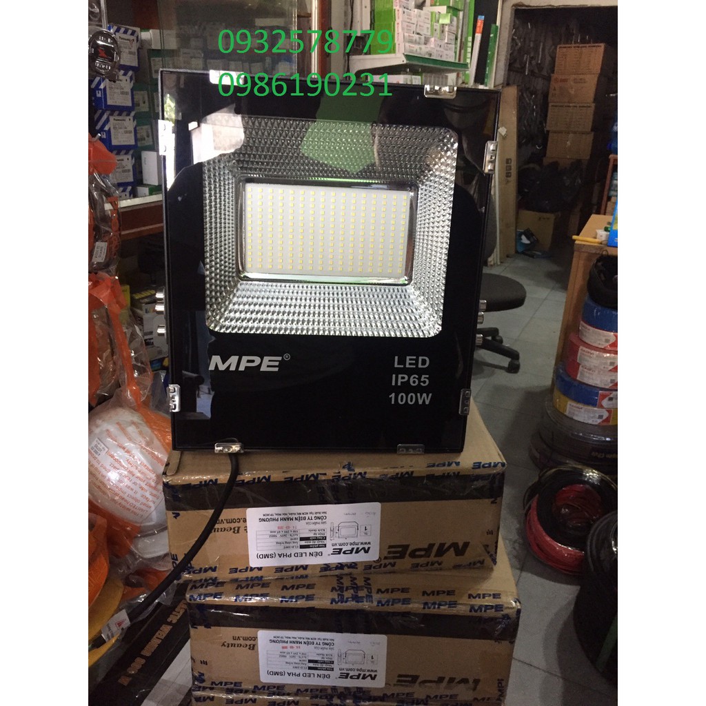 ĐÈN PHA LED 100w MPE CHỐNG NƯỚC FLD-100T