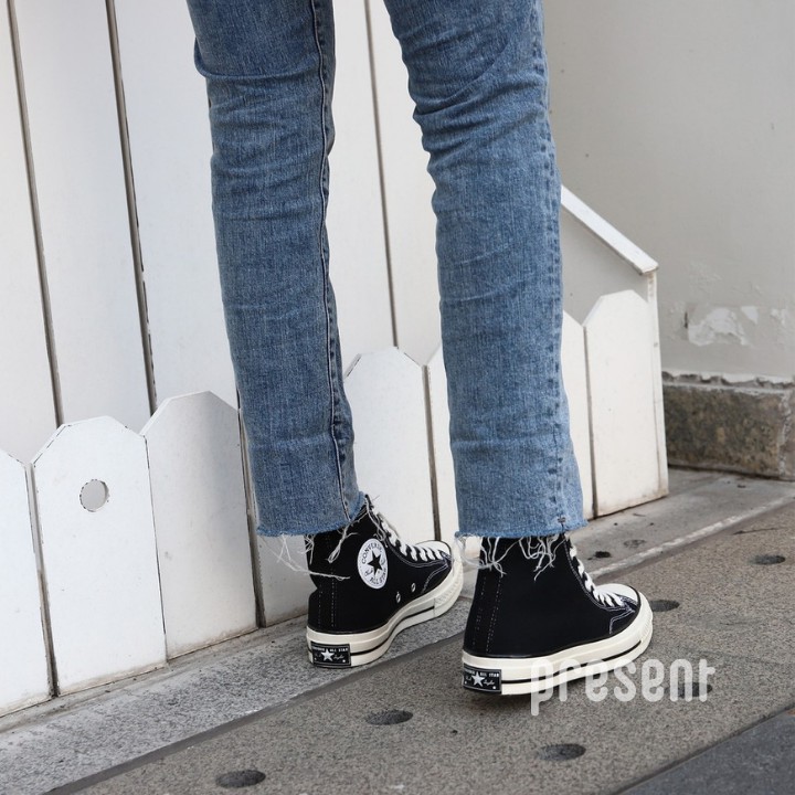 [FREESHIP - HÀNG AUTH KÈM BILL] Giày Sneakers Converse 1970s Black White Cao Cổ - Present Original Sneakers | BigBuy360 - bigbuy360.vn