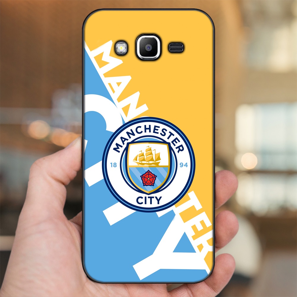 Ốp lưng Samsung J2 Prime, J3 2016, J5 2015 viền đen in hình Manchester City MC