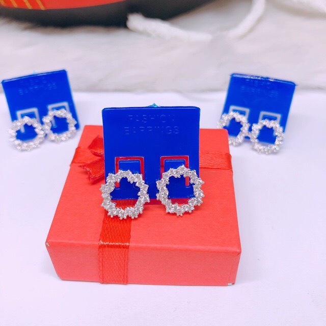 Bông tai nữ huyền thoại biển xanh chuẩn bạc ta sang chảnh - Kho sỉ bạc Nhất Linh