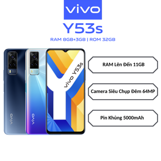  Điện thoại Vivo Y53s 8GB + 128GB - Hàng chính hãng