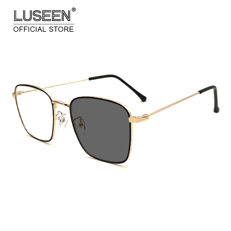 Kính Mắt LUSEEN AG2217 Chống Ánh Sáng Xanh Đổi Màu Kính Nam Nữ