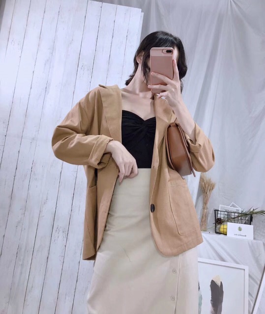Áo khoác mỏng nữ #vest nữ #blazer # áo thu đông | BigBuy360 - bigbuy360.vn