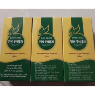 Combo 3 chai tinh dầu tràm Tín Thiện nguyên chất Huế 100ml