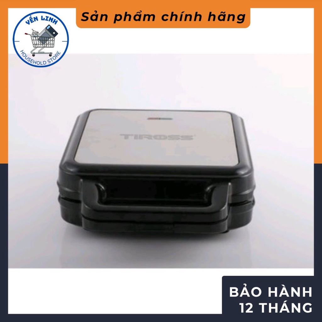 Máy Nướng Bánh Mì Sandwich Tiross TS9656, 3 in 1 Khay  sản phẩm chính hãng bh 12 tháng