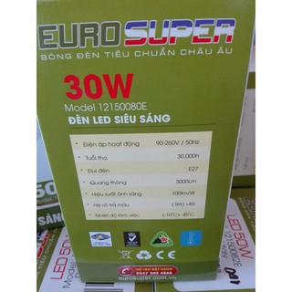 Bóng Đèn Led Buld 30W Siêu sáng, Siêu bền