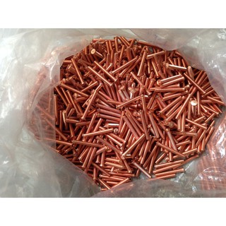 Bu lông hàn chập mạ đồng M4x15 - túi 100 cái