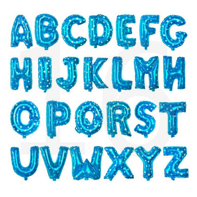 Bong bóng chữ cái trang trí sinh nhật
