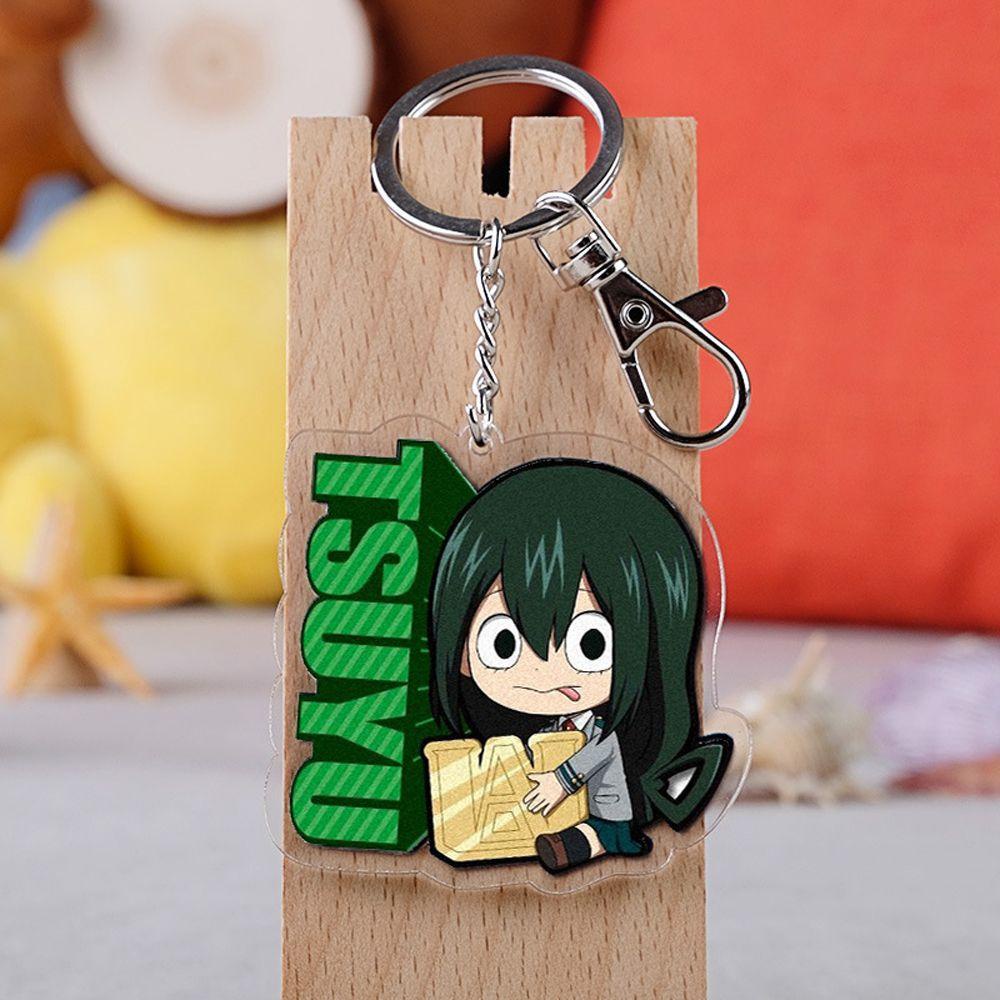 Móc Khóa Hai Mặt Hóa Trang Học Viện Anh Hùng Midoriya Izuku Bakugou Katsuki Todoroki Shouto