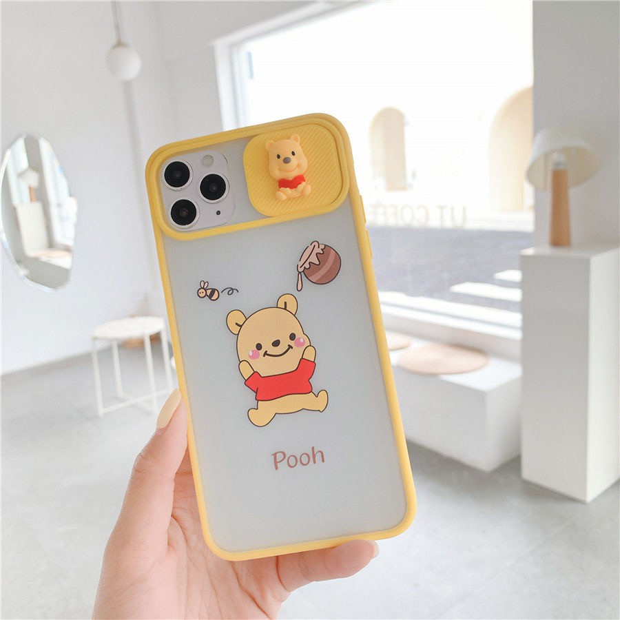 Ốp lưng iphone trượt camera Gấu Pooh -Lợn piglet 6/6plus/6splus/7/7plus/8/8plus/x/xs/11/12/pro/max/plus