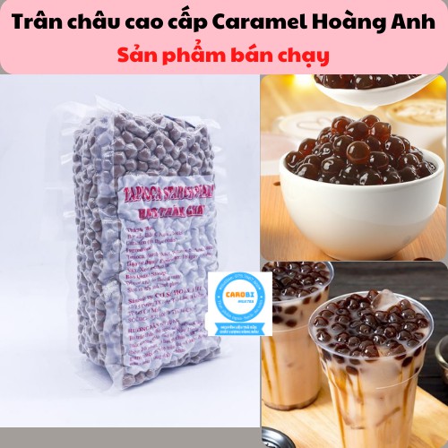 TRÂN CHÂU CAO CẤP CARAMEL (1kg) _ Nguyên liệu pha trà sữa tuyệt hảo