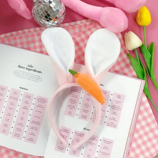Băng đô cài tóc hình củ cà rốt dễ thương