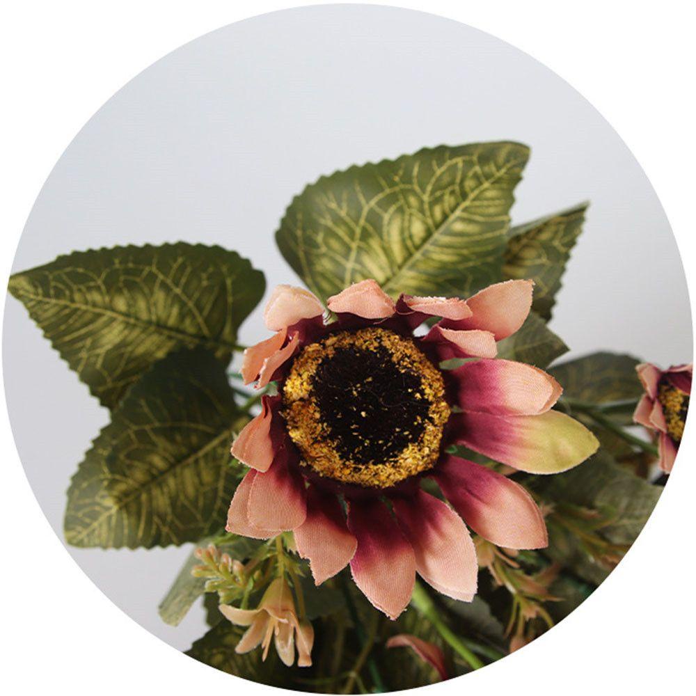 KUNHEV Hoa Mẫu Đơn Nhân Tạo 7 Nhánh Dùng Trang Trí Tiệc Cưới