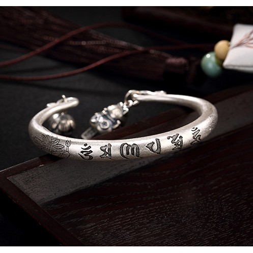 VÒNG TAY OM MANI PADME HUM LIÊN HOA CHIÊU TÀI MIÊU -VT303