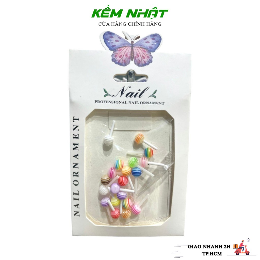 Set Charm Trang Trí Móng Nhiều Mẫu