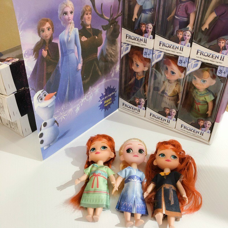 Set 6 búp bê FROZEN from DISNEY dễ thương cho bé