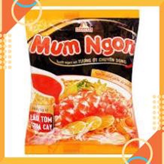 10 gói mì ăn liền Mum Ngon - Micoem hương vị Lẩu tôm chua cay gói 70gr