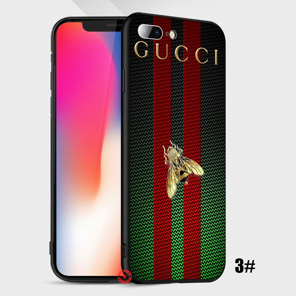 Ốp Điện Thoại Mềm In Logo Gucci 75qk Cho Iphone 5 5s 6 6s 7 8 Plus X Xr Xs Max