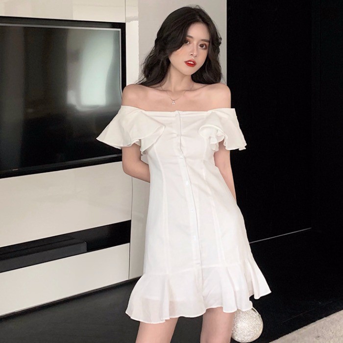 (ORDER) VÁY TRỄ VAI BASIC