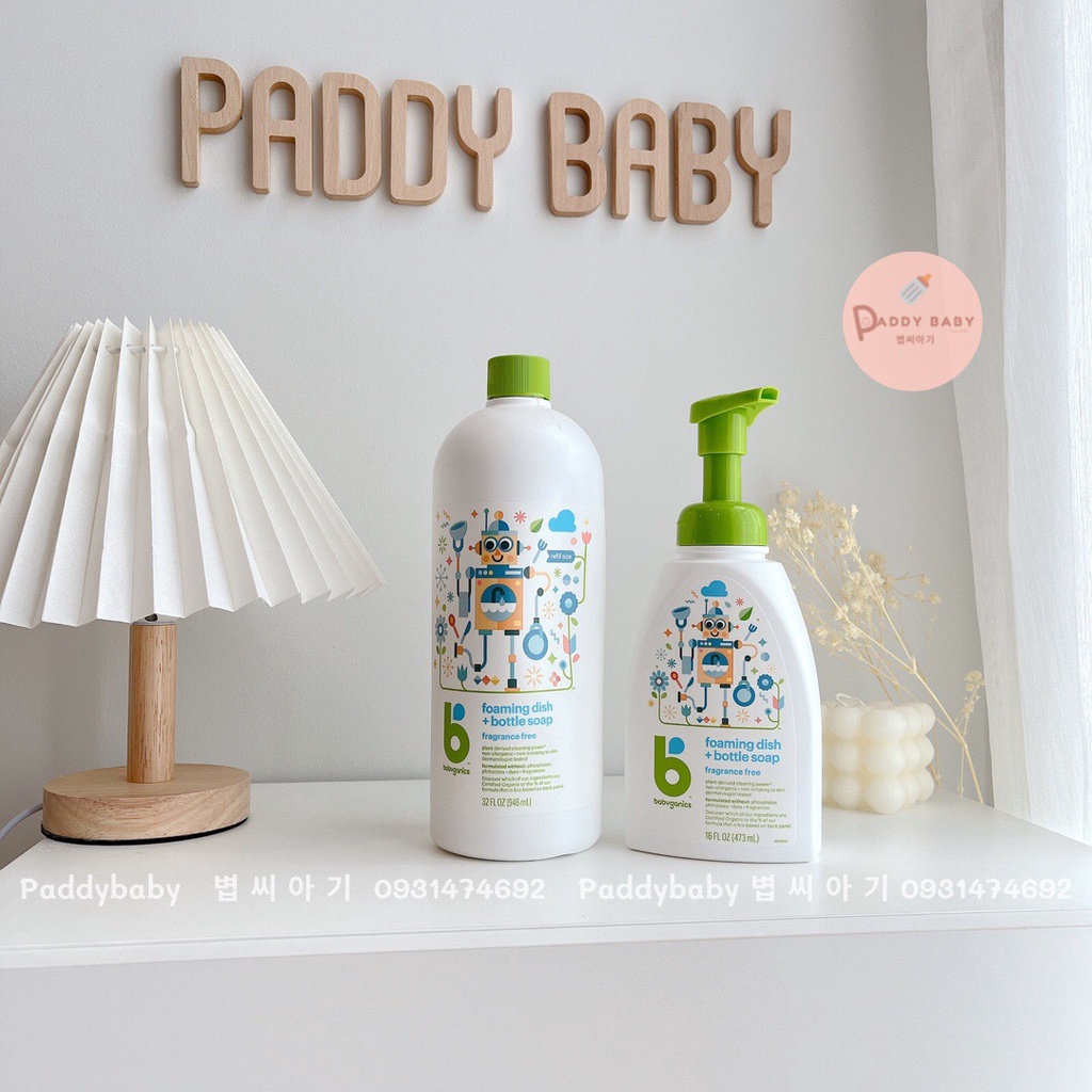 Mã SMKB151 giảm 10% đơn 500.000Đ Nước Rửa Bình Sữa và Bát Đĩa BabyGanics