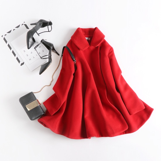 Quần Áo Nữ S-3xl Plus Size💖💖Đồ Dùng Xuân Thu Đông💜Áo Khoác Len Dáng Chữ A Phong Cách Hàn Quốc Dành Cho Nữ | BigBuy360 - bigbuy360.vn