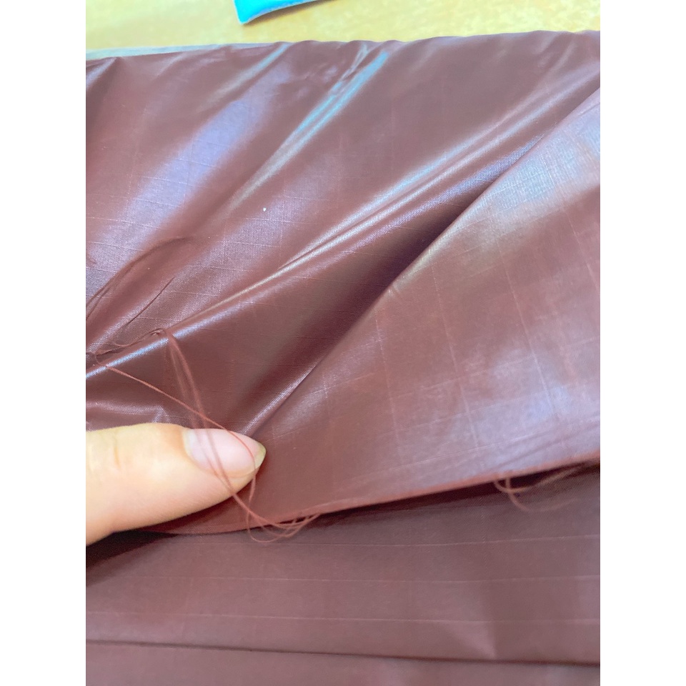 Vải may diều - màu nâu cafe caro - khổ rộng 1.5m