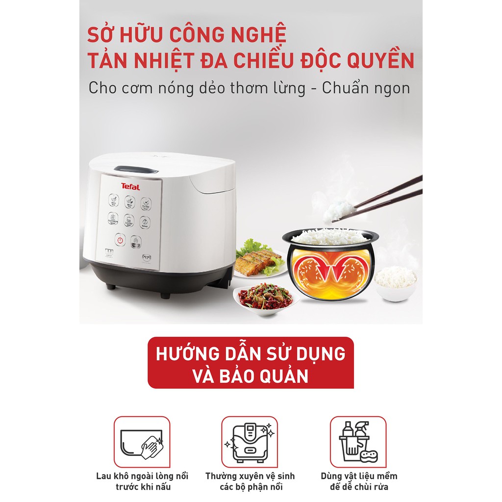 Nồi Cơm Điện Tefal RK732168  | UnI 4Life