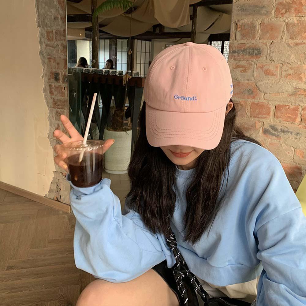 BARRY Mũ Lưỡi Trai Thêu Chữ Phong Cách Hiphop