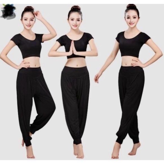 Đồ tập yoga nữ, set đồ tập Alibaba chất vải co giãn thấm hút tặng kèm mút ZeroshopQN14