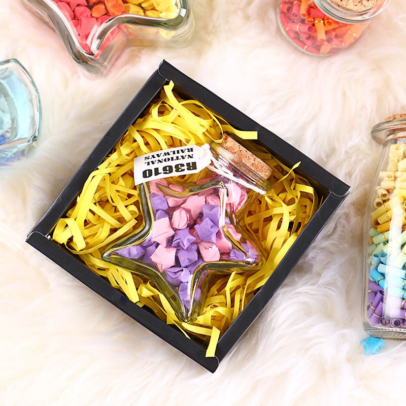 Lọ Thủy Tinh Trong Suốt Đựng Điều Ước Hình Ngôi Sao May Mắn Sáng Tạo | BigBuy360 - bigbuy360.vn