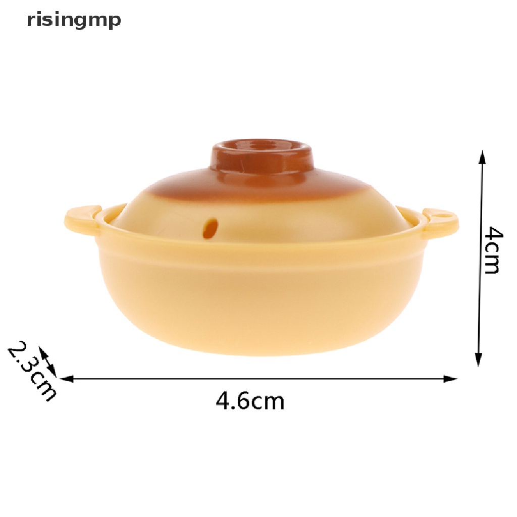 Nồi Hầm Mini Tỉ Lệ 1: 12 Kèm Vỏ Bọc Trang Trí Nhà Búp Bê ♨Trên đó