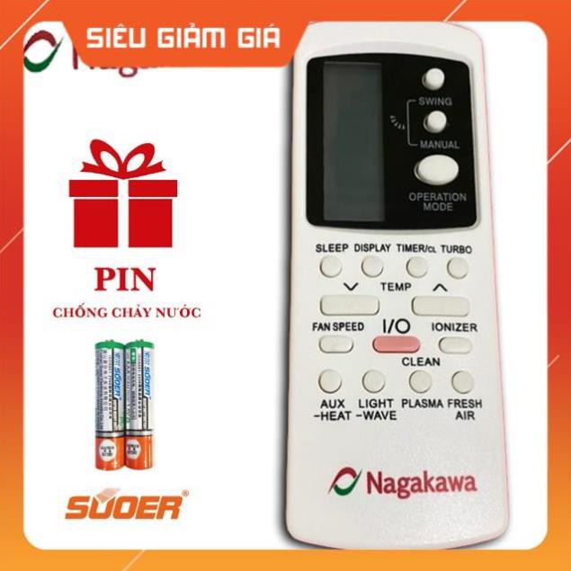 Điều khiển điều hoà Nagakawa đời mới Remote máy lạnh Nagakawa mẫu mới - Giá tốt nhất