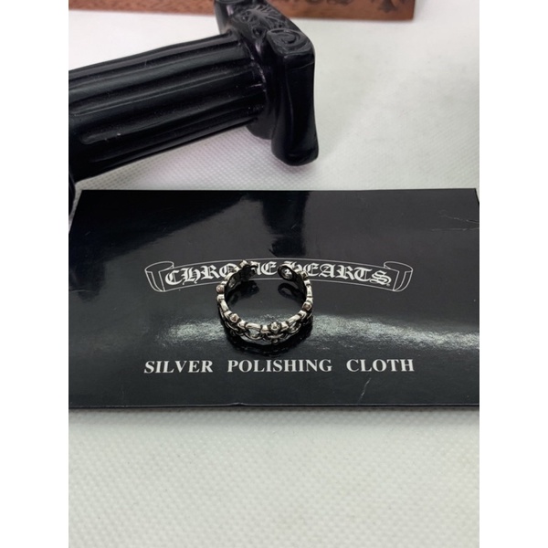 Nhẫn Unisex Chrome Heart Anchor mạ bạc 925 cao cấp - Shop Lộc Độc Và Lạ