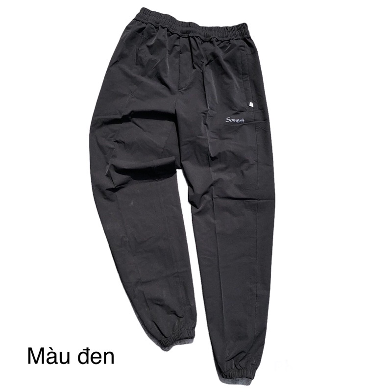 Quần dài nam ống bo chất liệu gió cao cấp dày dặn
