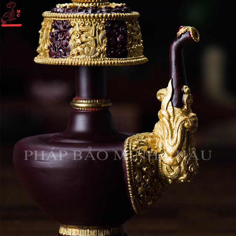 [Pháp Bảo Minh Châu] BÌNH SÁI TỊNH CÓ VÒI TO - NHỎ (SƠN MÀU)