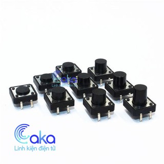 Set 10 Nút nhấn 4 chân kích thước 12*12mm