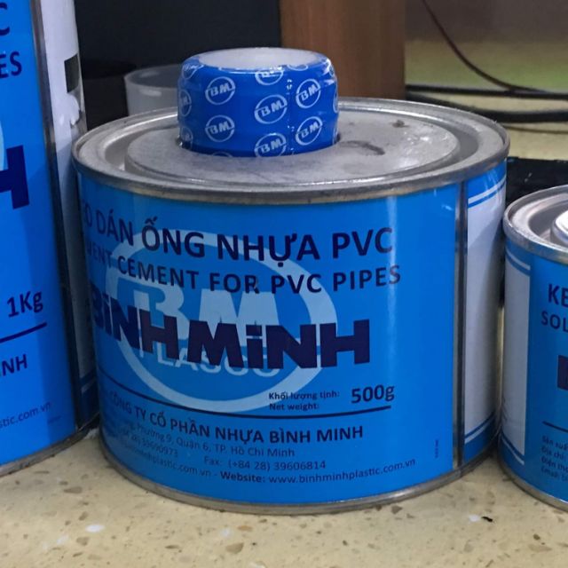 Keo Dán Ống PVC Bình Minh _ hộp 500g