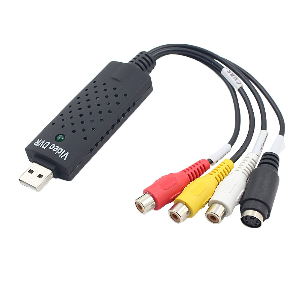 USB 2.0 VIDEO/AUDIO Converter Audio Video Adapter Easycap Capture Card