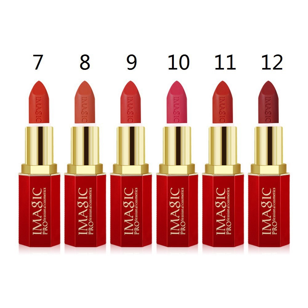 Son thỏi lì IMAGIC với 12 màu son thời thượng cho bạn tùy chọn