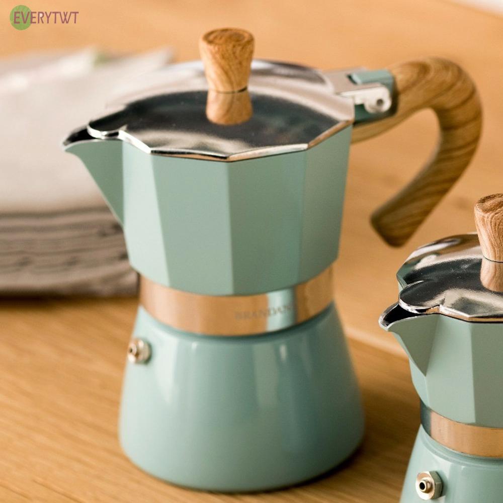 Bình pha cà phê Espresso Moka bằng nhôm 150/ 300ml tiện lợi