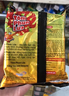 Set 5 Gói Mì Tôm Phun Lửa Omachi (5 x 77g)